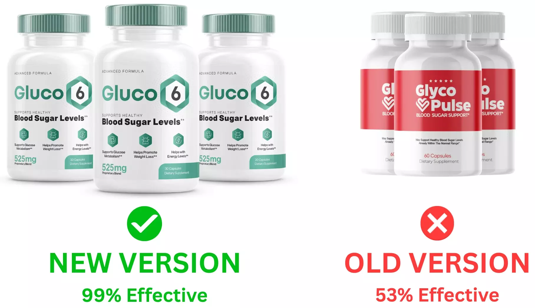 GlycoPulse 3 bottles